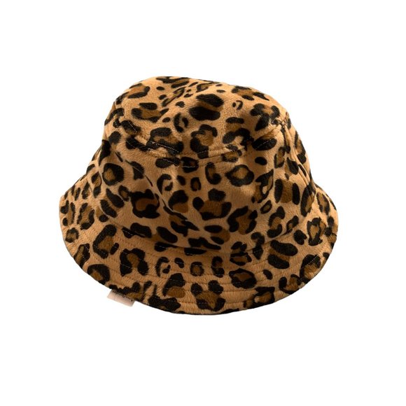 Stradivarius Leopard Print Bucket Hat - Picture 1 of 2